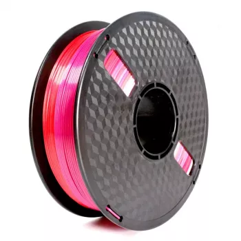 PLA 3D tlačová struna 1,75 mm 1 kg — Flashforge Gembird 3DP-PLA-SK-01-RP, fialová/červená