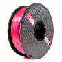 PLA 3D tlačová struna 1,75 mm 1 kg — Flashforge Gembird 3DP-PLA-SK-01-RP, fialová/červená