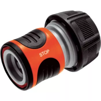 Gardena 18214-20 Water Stop spojka hadice 19 mm (3/4″), čierno-oranžová