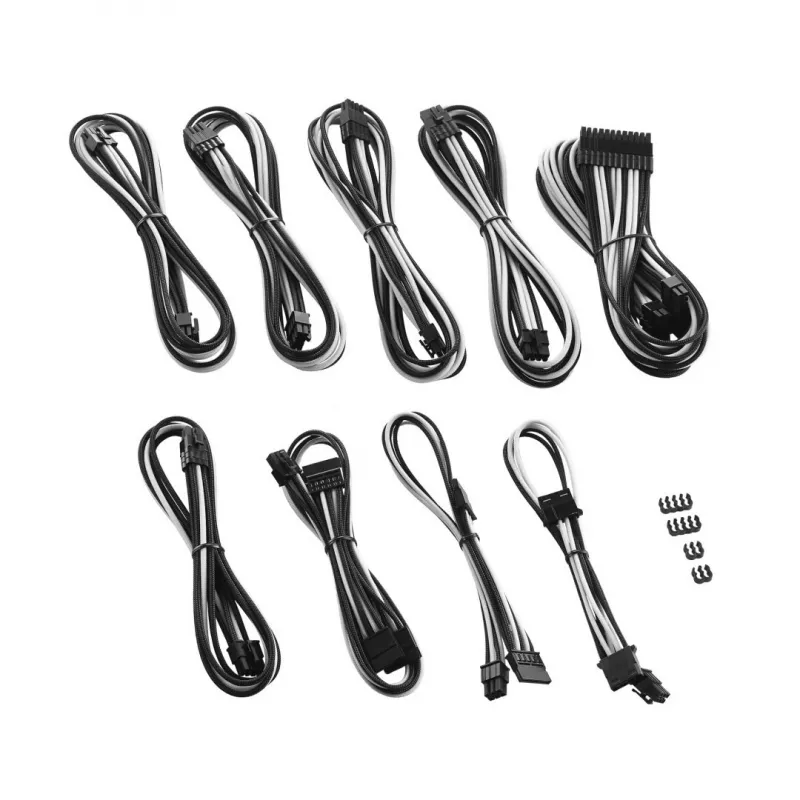 Cablemod interný napájací kábel CM-PRTS-FKIT-NKKW-R čierny biely