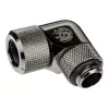Adaptér 90° BitsPower Advanced Multi-Link G1/4 palca vonkajší závit na 12 mm OD hardtube, otočný