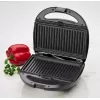 Clatronic ST/WA 3670 sendvičovač 800 W čierna, ušľachtilá oceľ
