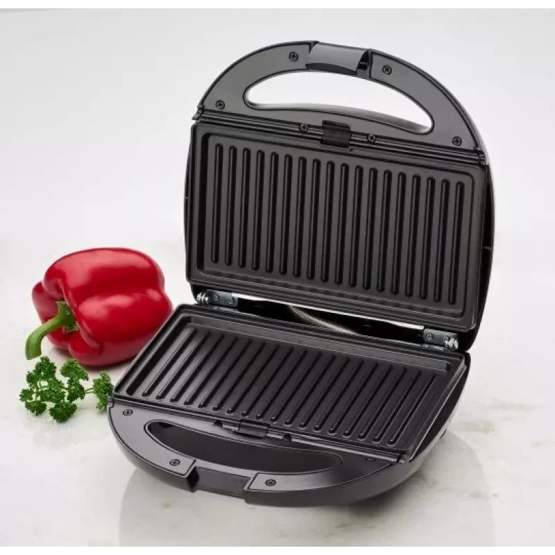 Clatronic ST/WA 3670 sendvičovač 800 W čierna, ušľachtilá oceľ
