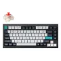 Mechanická klávesnica Keychron Q1 Max — USB + RF bezdrôtová + Bluetooth, QWERTY nordická, čierna, RGB