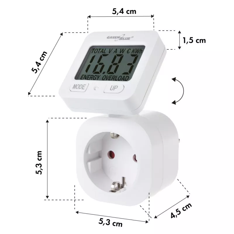 Merač spotreby Energymeter GB615E GreenBlue
