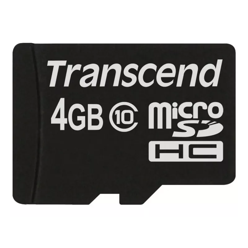 Flash pamäť Transcend 4GB MicroSDHC Class 10 TS4GUSDC10
