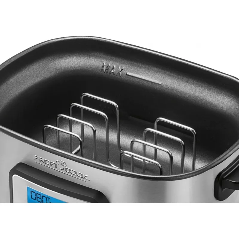 ProfiCook PC-SV 1112 8 l 520 W čierna, nehrdzavejúca oceľ