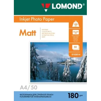 Lomond fotografický atramentový papier matný 180 g/m² A4, 50 listov