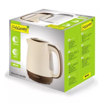 Feel-Maestro MR042 béžová kanvica 1,7 L béžová, hnedá 2200 W