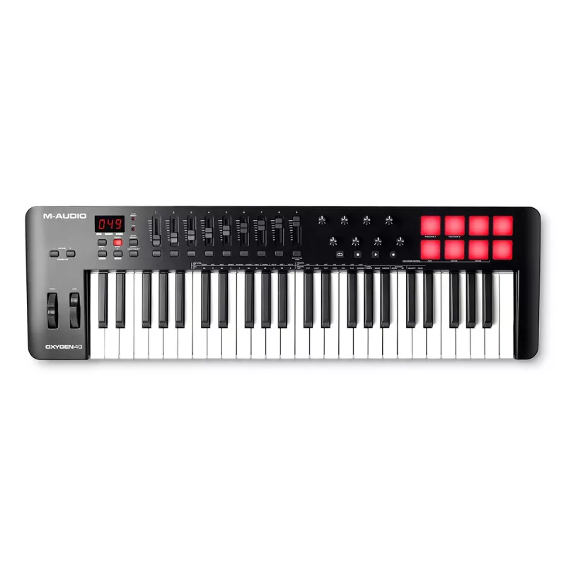 M-AUDIO Oxygen 49 (MKV) MIDI klávesnica 49 klávesov USB čierna