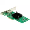 Rozhranie karta Inter-Tech ST-7267 PCIe RJ-45 10 Gbit/s zelená strieborná
