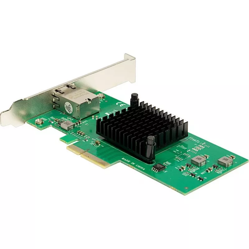Rozhranie karta Inter-Tech ST-7267 PCIe RJ-45 10 Gbit/s zelená strieborná