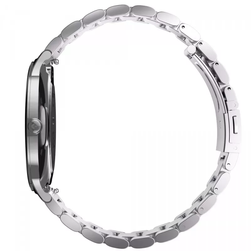 Smartwatch Garett Quantum — nerezová oceľ strieborná