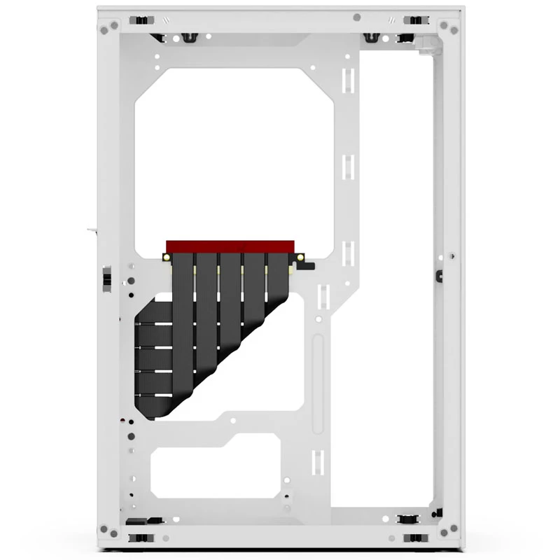 SSUPD Meshlicious Full Mesh PCIE 4.0 Edition Mini-ITX skriňa - biela