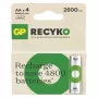 Batérie R6/AA NI-MH 2 600mAh blister 4 ks