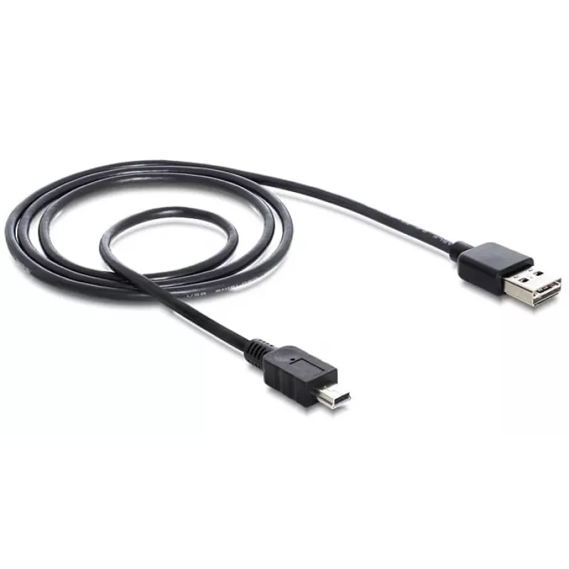 USB kábel DeLOCK 5m USB 2.0 A - Mini-USB samec/samec