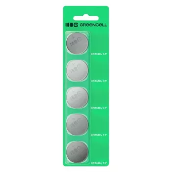 Gombíková batéria Green Cell CR2430 3V — balenie 5 ks