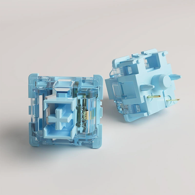 AKKO V3 Pro Cream Blue mechanické spínače, 5-pinové, taktilné, 45 g, 45 ks