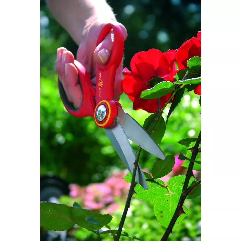 Univerzálne nožnice WOLF-Garten RA-X, 18 cm, červené, rozoberateľné (73AFA010650)