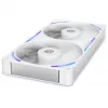 NZXT F280X RF-U28PN-W1 RGB ventilátor skrine 280 mm, 140 mm, 2400 ot./min, 41 dB, biely
