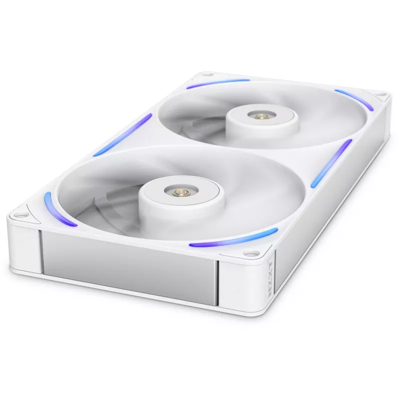 NZXT F280X RF-U28PN-W1 RGB ventilátor skrine 280 mm, 140 mm, 2400 ot./min, 41 dB, biely
