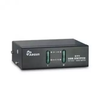Inter-Tech Argus KVM-AS-21DA - KVM/audio prepínač - 2 x KVM/audio - desktop (88887200)
