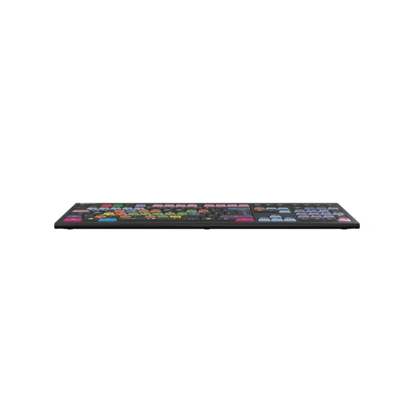 Klávesnica Logickeyboard LKB-FLS-A2PC-DE Universal USB QWERTZ nemecká čierna