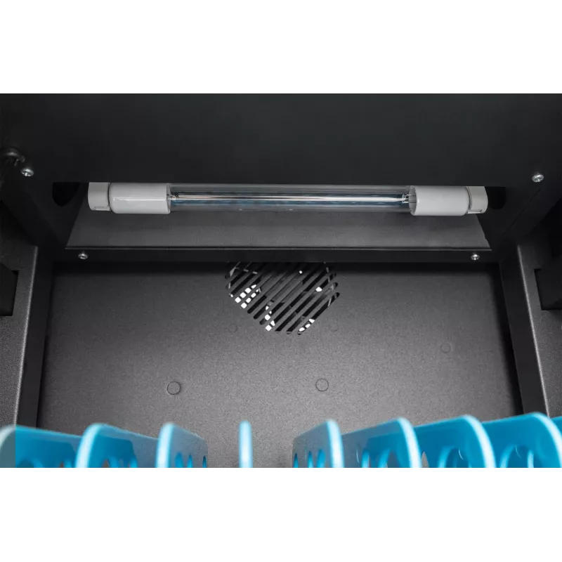 Digitus mobilná desktopová nabíjacia skriňa pre 10 notebookov/tabletov do 13 palcov, UV-C, USB-C, Čierna