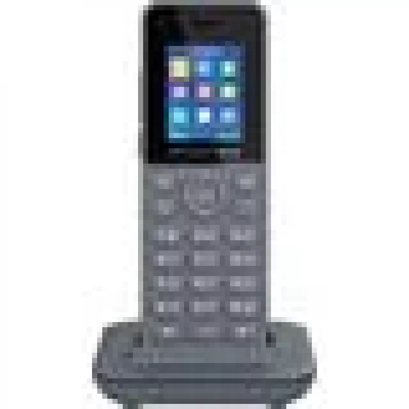 Grandstream DP725 bezdrôtové DECT HD slúchadlo, 1,8-palcový farebný TFT displej, 20 SIP účtov/liniek, push-to-talk, sivé