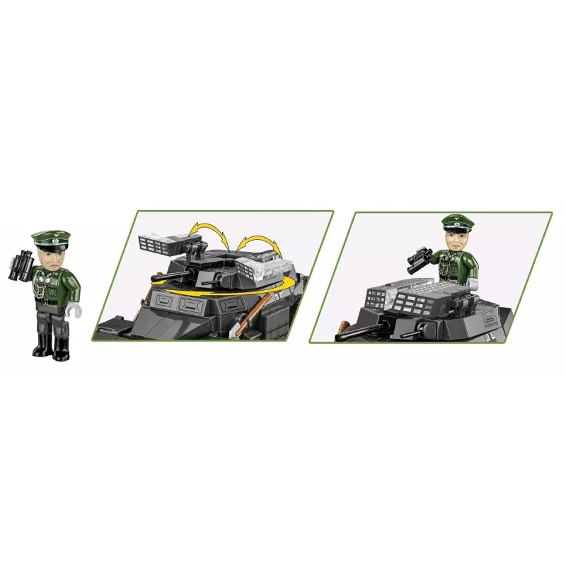 Cobi Blocks Sd.Kfz 222 stavebnica COBI-2657 — 502 kociek
