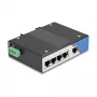 Ethernet switch DELOCK 80162 — 5-portový Gigabit RJ45 pre montáž na lištu DIN