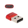 Delock - USB adaptér - USB (M) na 24 pin USB-C (W) - USB2.0 3 A - červený (60050)