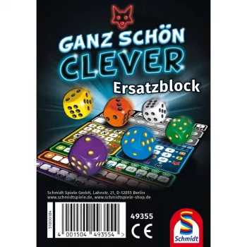 Náhradný blok na skórovanie pre spoločenskú hru G3 Ganz schön clever! (Reiseedition) od 8 rokov