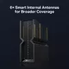 TP-Link Archer BE9300 Tri-Band-Wi-Fi-7 router, Wi-Fi 7 (802.11be), Tri-Band (2.4 GHz / 5 GHz / 6 GHz), Ethernet LAN, čierny, stolný router