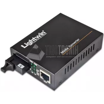 Lightwin Fast Ethernet WDM konvertor 100Base-LX, Singlemode, 20KM mediálny konvertor (LWC-10/100-SF-S20-A)
