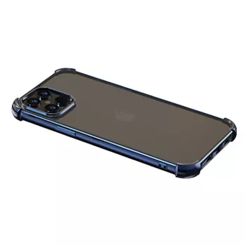 Mäkké ochranné puzdro Devia pre iPhone 12 mini — nárazuvzdorné, modrá