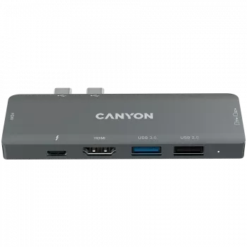 Canyon DS-5 USB 2.0 Type-C sivý SD čítačka kariet 60 Hz