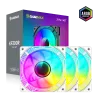 Gamemax | skriňový ventilátor | KF300R BK | biely
