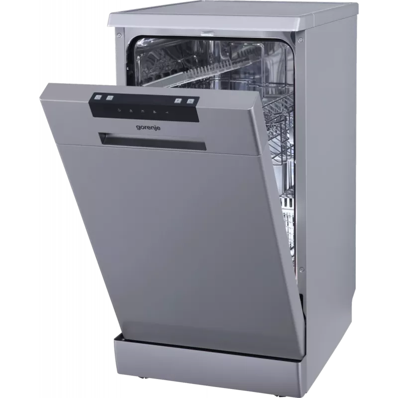 Gorenje GS522E10S umývačka riadu, E, voľne stojaca, šírka 45 cm, počet súprav riadu 10, sivá