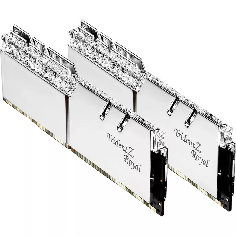G.Skill Trident Z Royal 32 GB (2x16 GB) DDR4-3600 CL16 sada pamäte RAM, strieborná