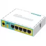 Mikrotik hEX PoE lite káblový router Fast Ethernet biela