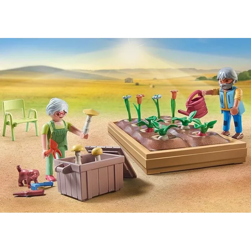 Playmobil 71443 Country: Zeleninová záhrada so starými rodičmi