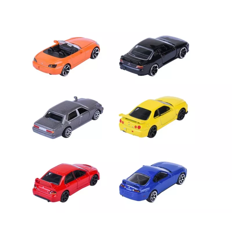 Súprava autíčok Majorette Japan Legends Premium sortiment, 6 vozidiel, model 8502100000
