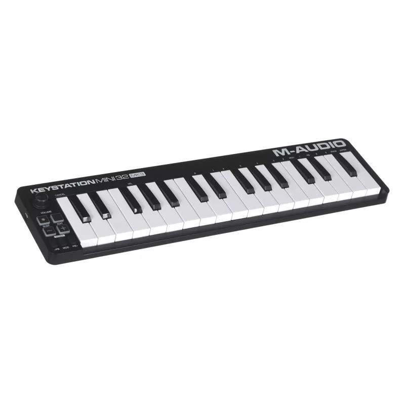 M-AUDIO Keystation Mini 32 MK3 MIDI klávesnica 32 klávesov USB čierna, biela