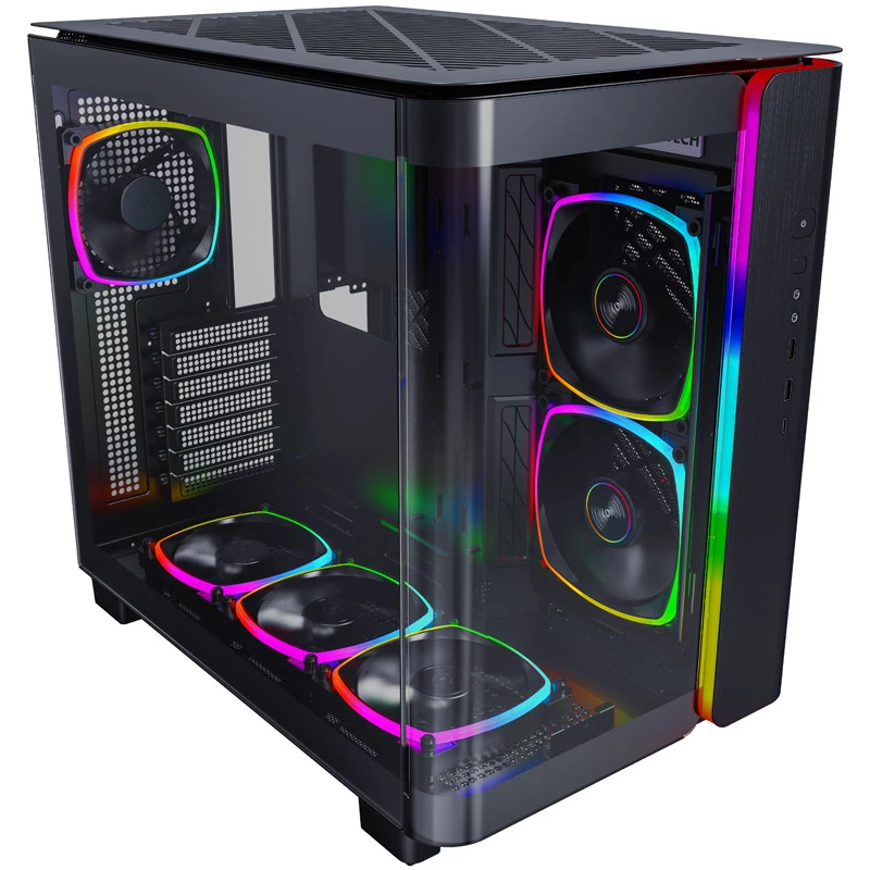 Montech KING 95 PRO Midi-Tower, temperované sklo, ARGB - čierna