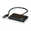 USB hub Port Designs 900121 USB 3.2 Gen 1 Type-A 5000 Mbit/s čierny