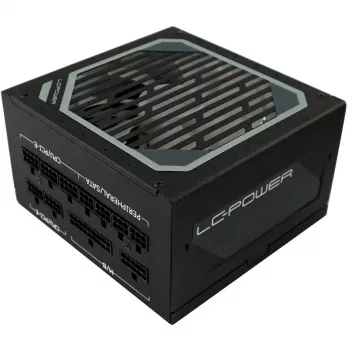 LC Power Super Silent Modular Series LC6550M V2,31 - napájací zdroj (interný) - ATX12V 2,3 - EPS12V - 80 PLUS Gold - AC 110-240 V - 550 Watt - aktívne PFC - Hammered čierna (L