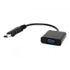 Adaptér DisplayPort na VGA čierny