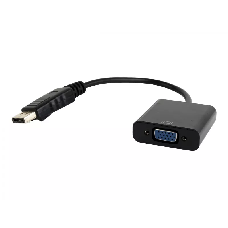 Adaptér DisplayPort na VGA čierny