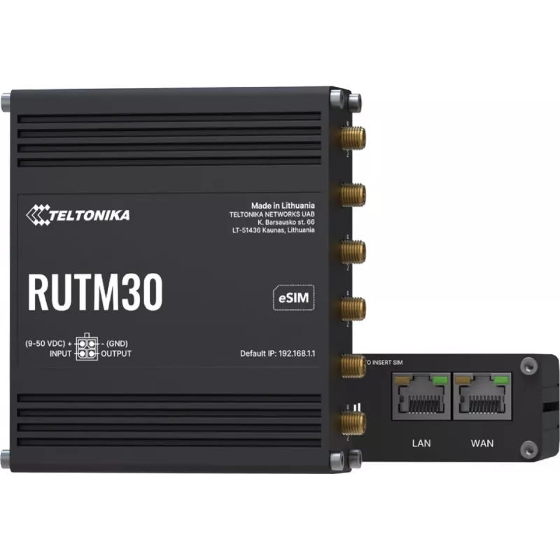 5G mobilný router TELTONIKA RUTM30 — mobilné a stacionárne inštalácie s WLAN
